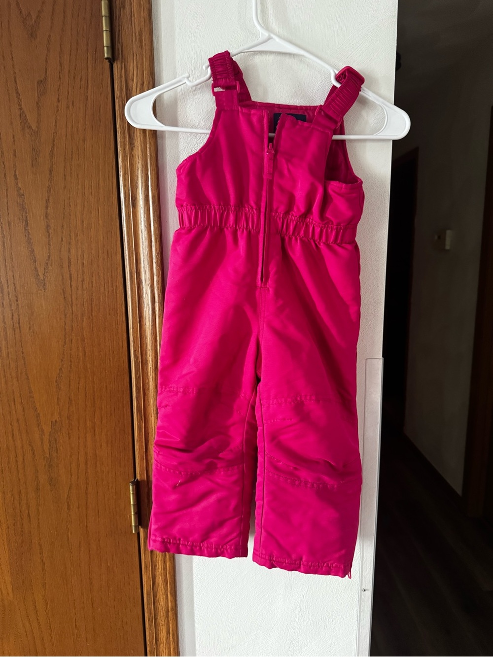 Falls Creek Hot Pink Insulated Kids Snow Overalls